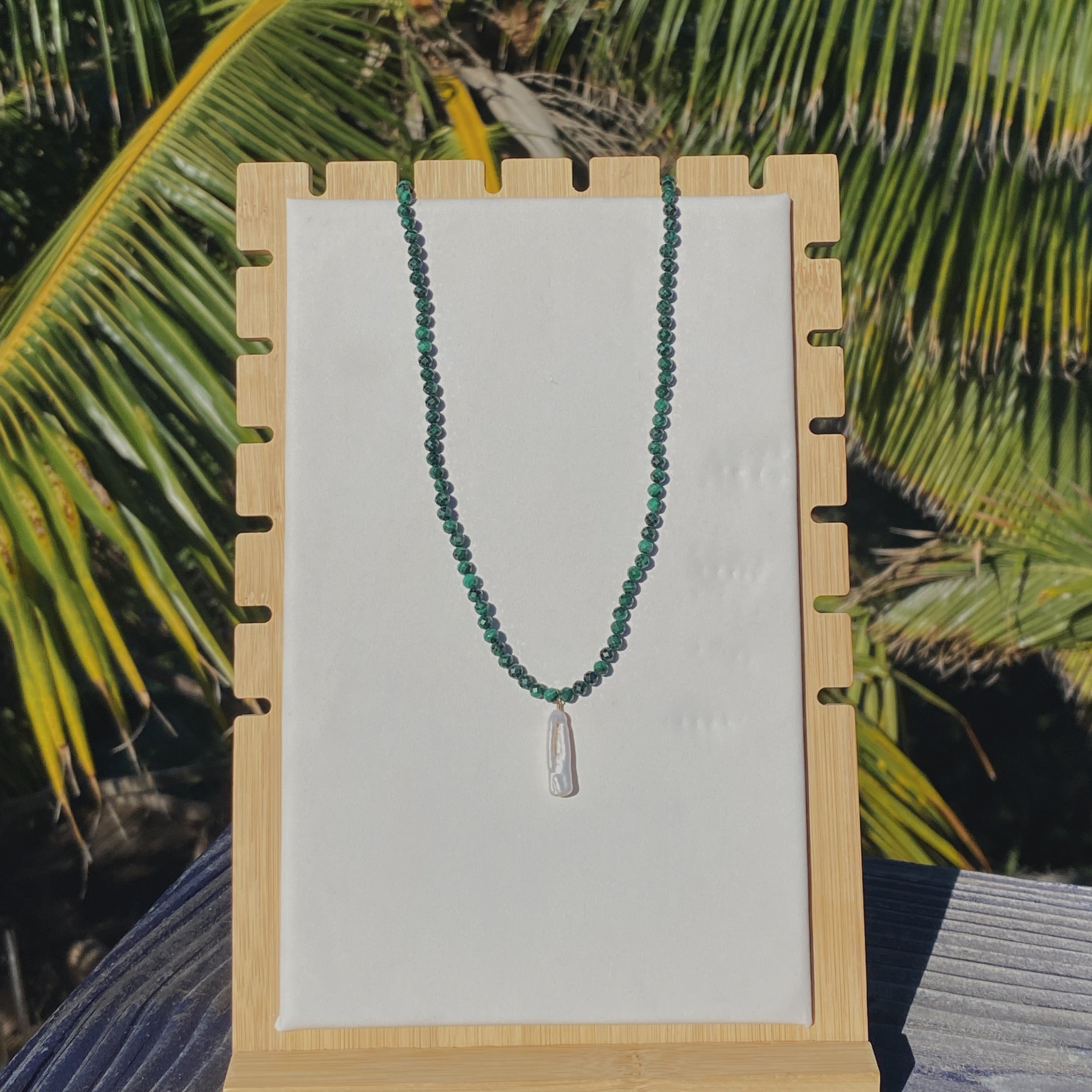 Dropped Biwa Pearl Necklace - Adventure Days Collection