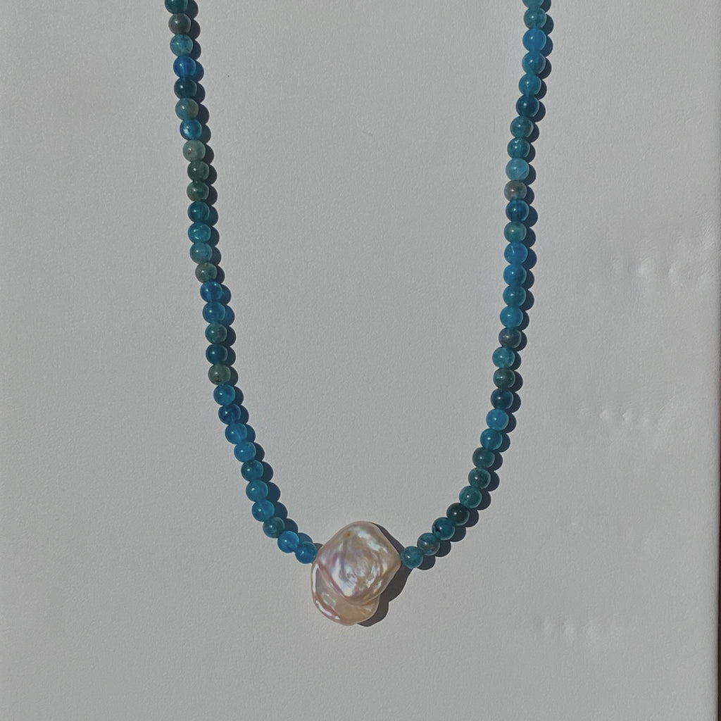 Mediterranean Waters Necklace - Greece Dreaming Collection
