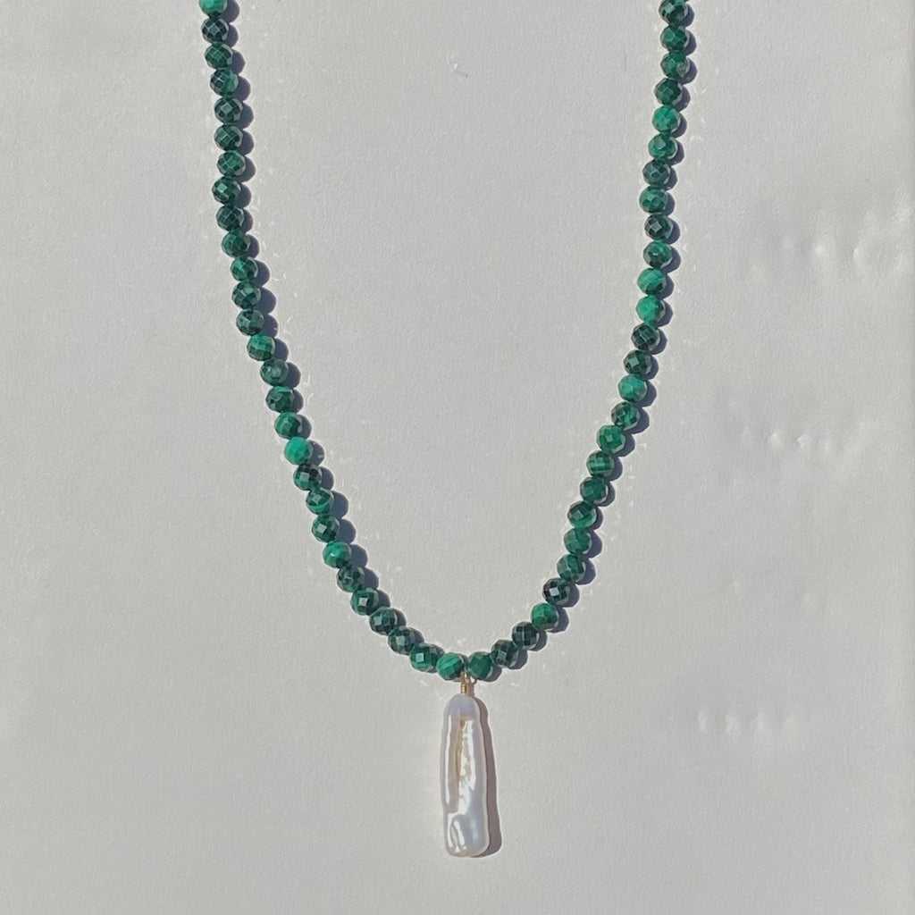 Dropped Biwa Pearl Necklace - Adventure Days Collection