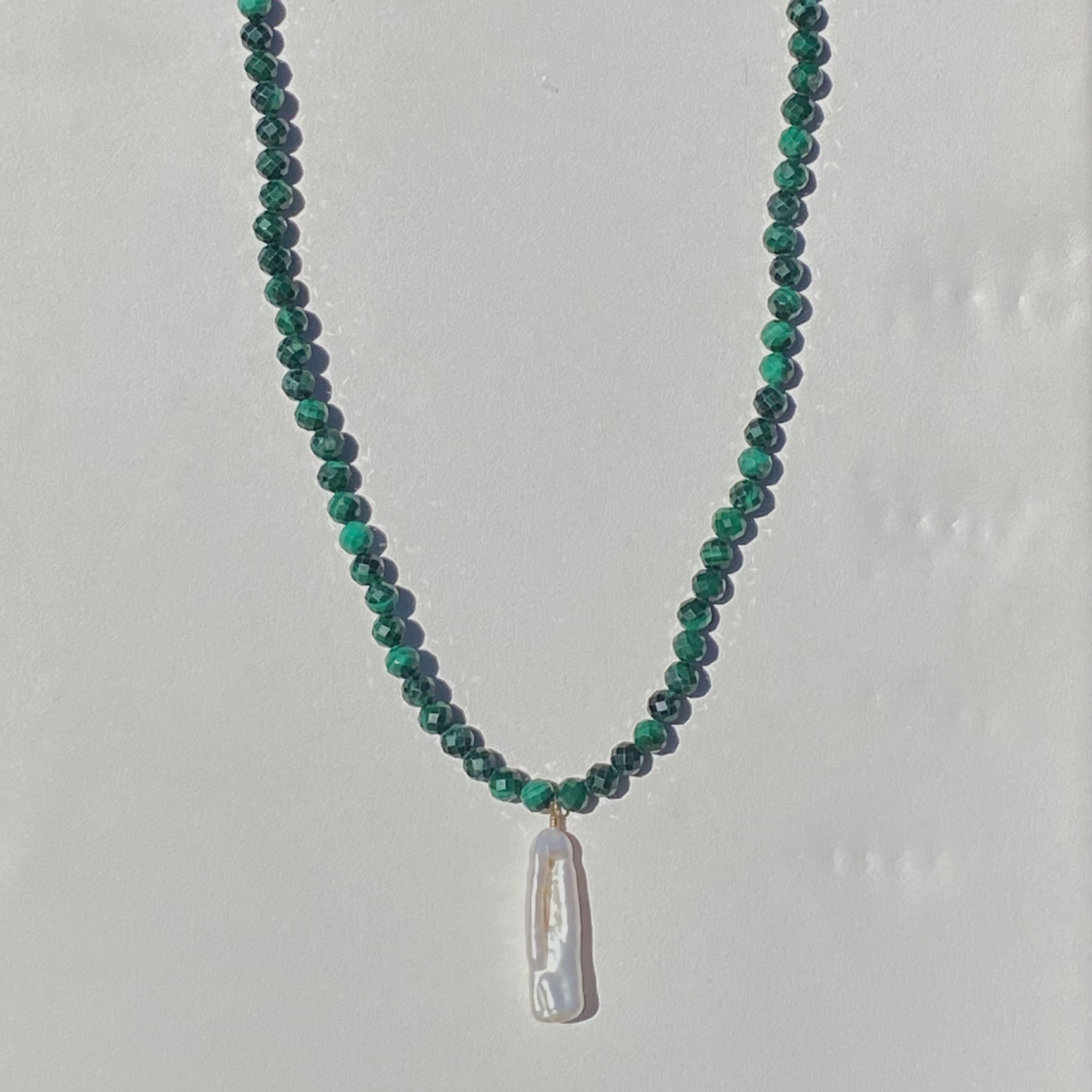 Dropped Biwa Pearl Necklace - Adventure Days Collection