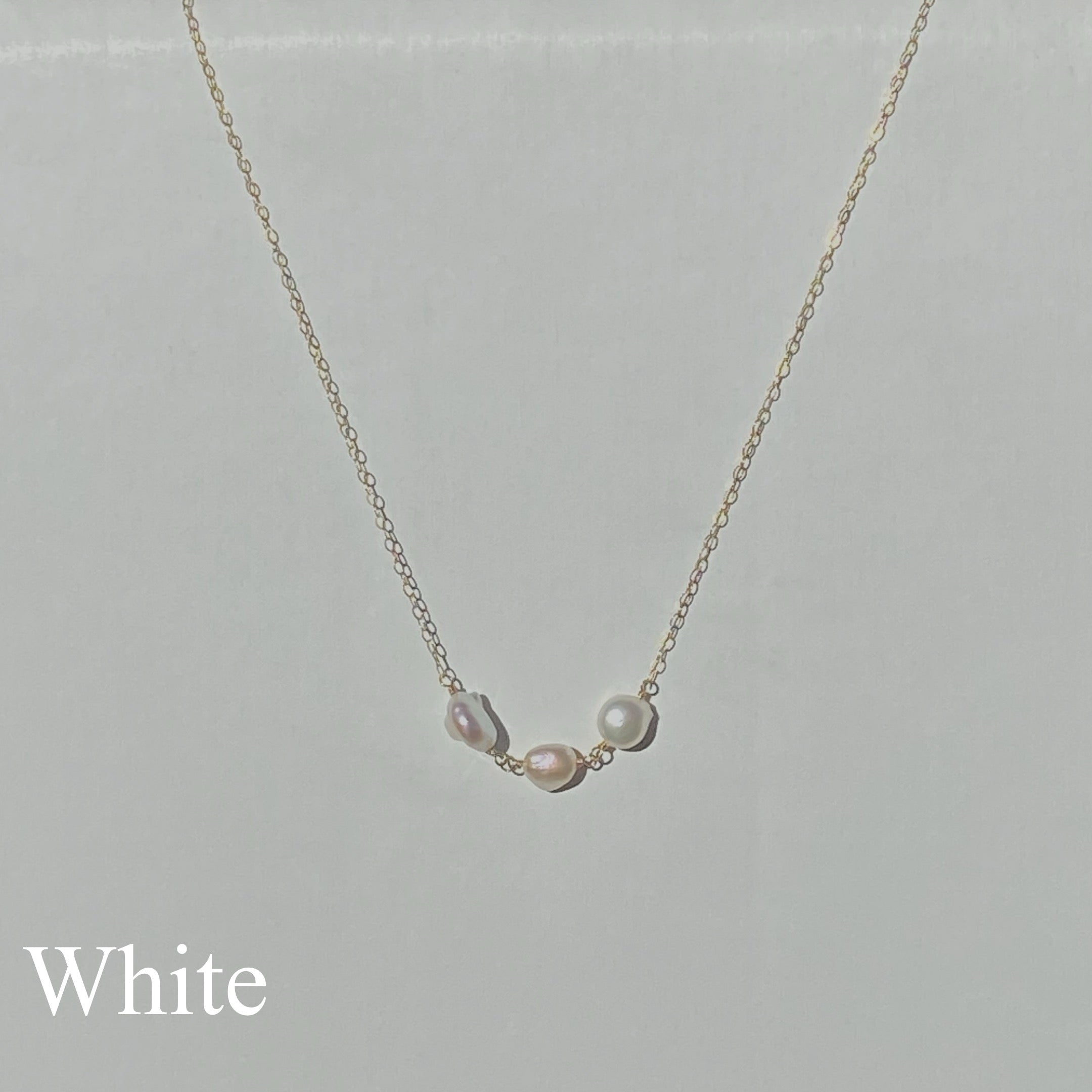 Tri Pearl Necklace - La Perouse Collection