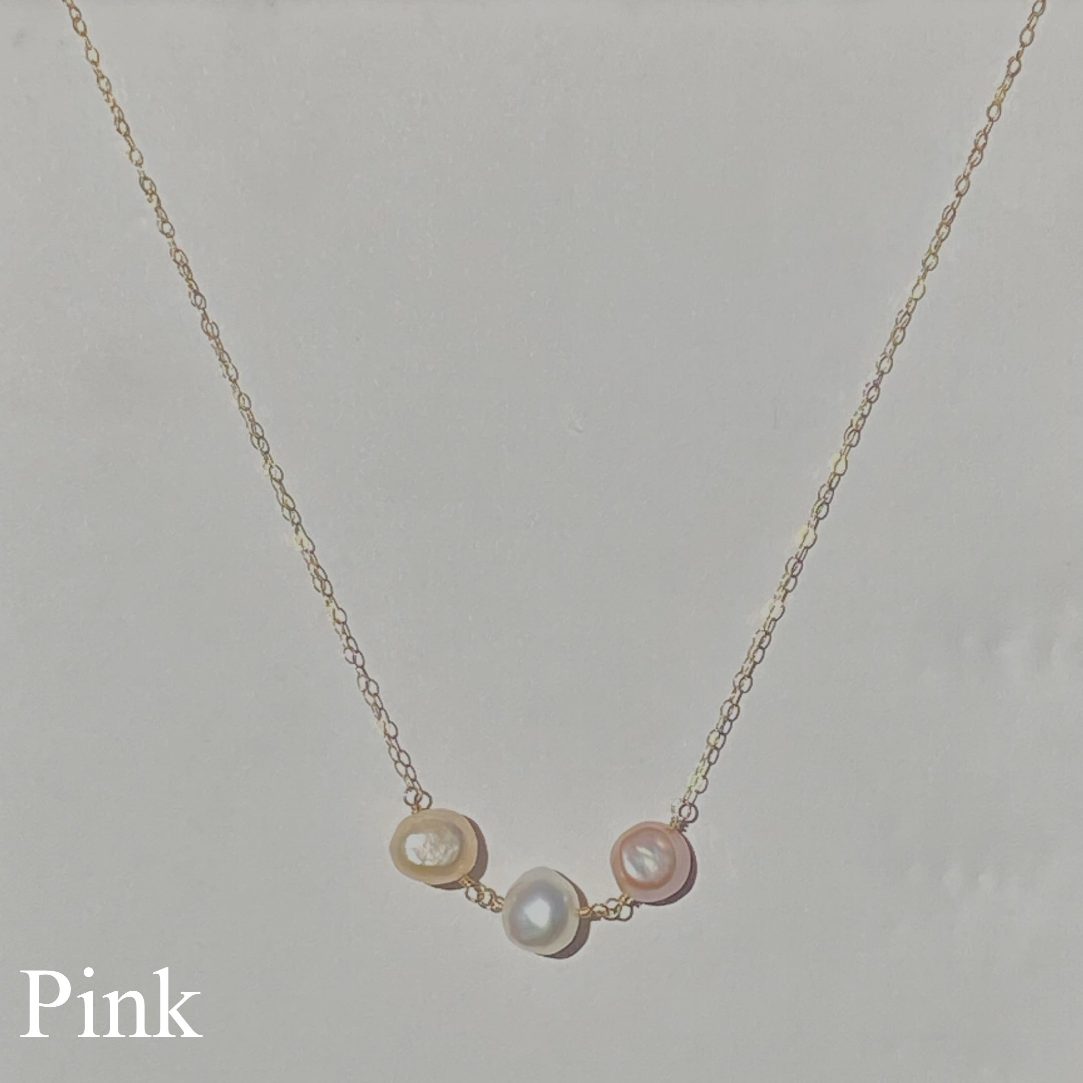 Tri Pearl Necklace - La Perouse Collection