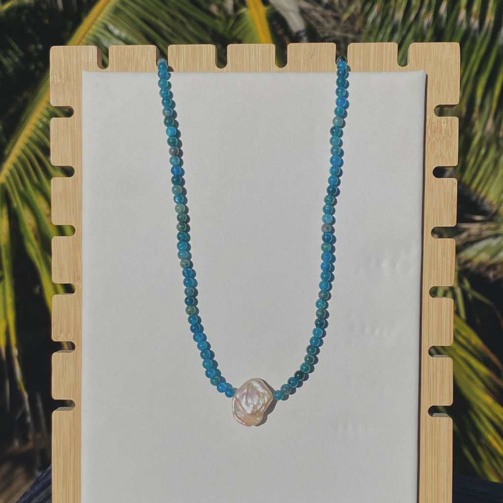 Mediterranean Waters Necklace - Greece Dreaming Collection