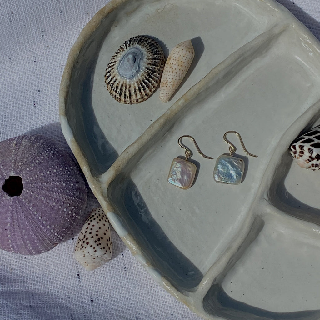 Freshwater Pearl Earrings - Greece Dreaming Collection