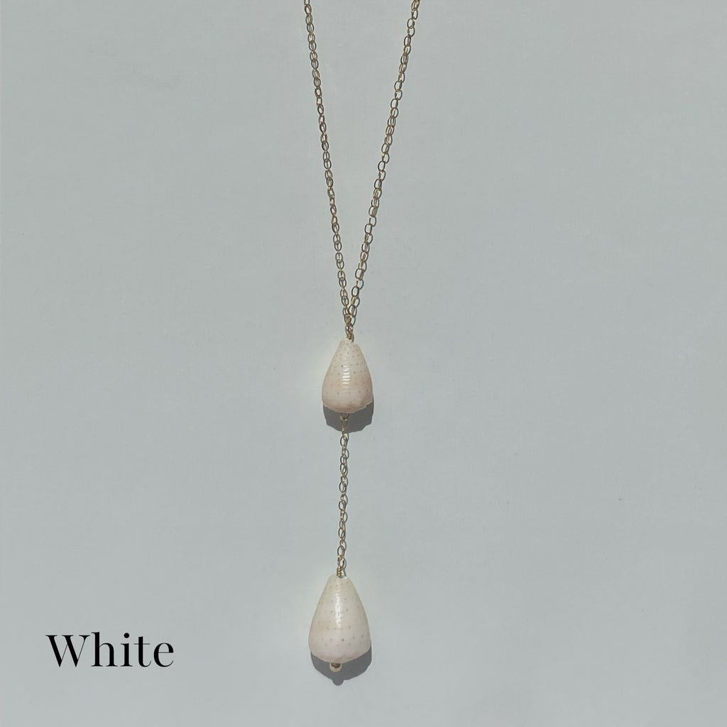 Cone Shell Drop Necklace - La Perouse Collection