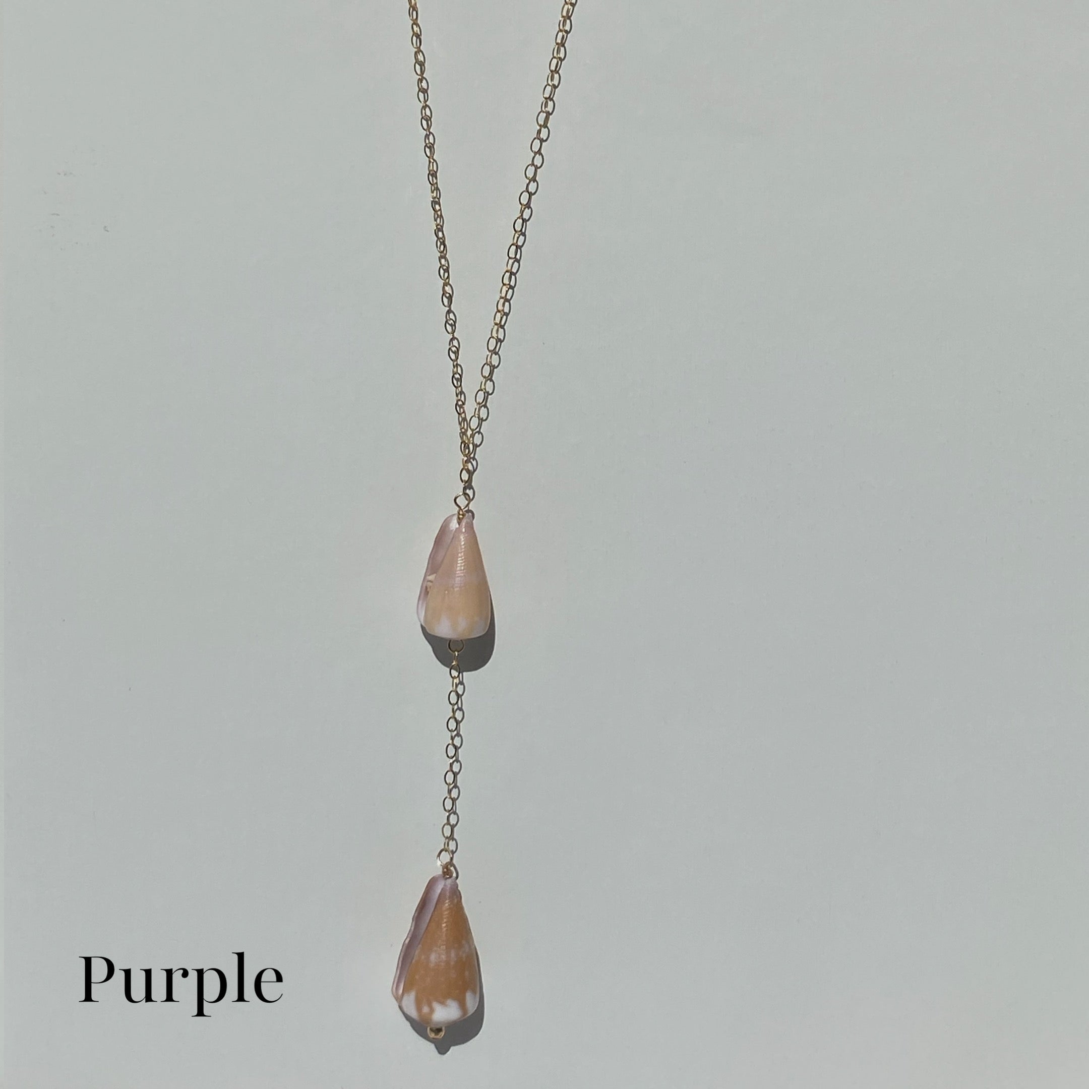 Cone Shell Drop Necklace - La Perouse Collection