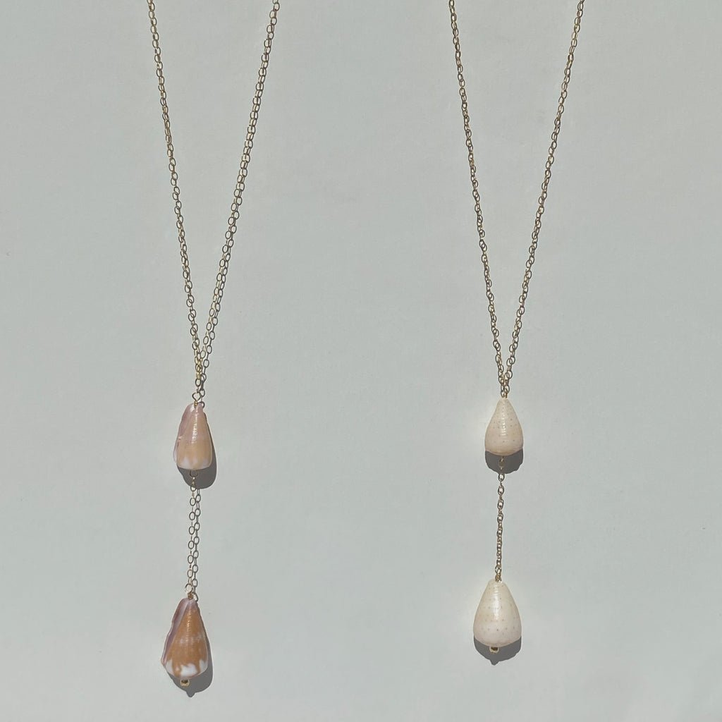 Cone Shell Drop Necklace - La Perouse Collection