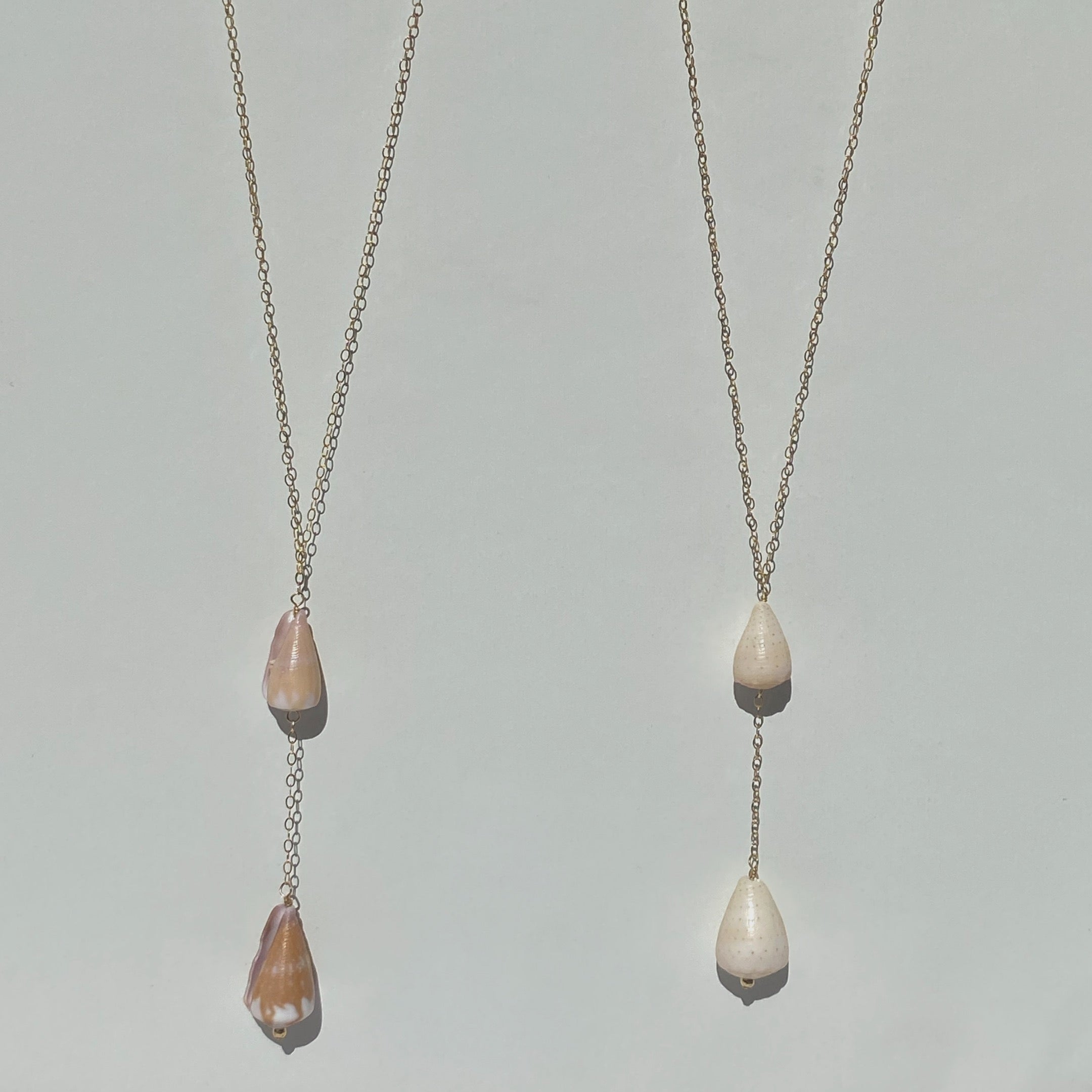 Cone Shell Drop Necklace - La Perouse Collection