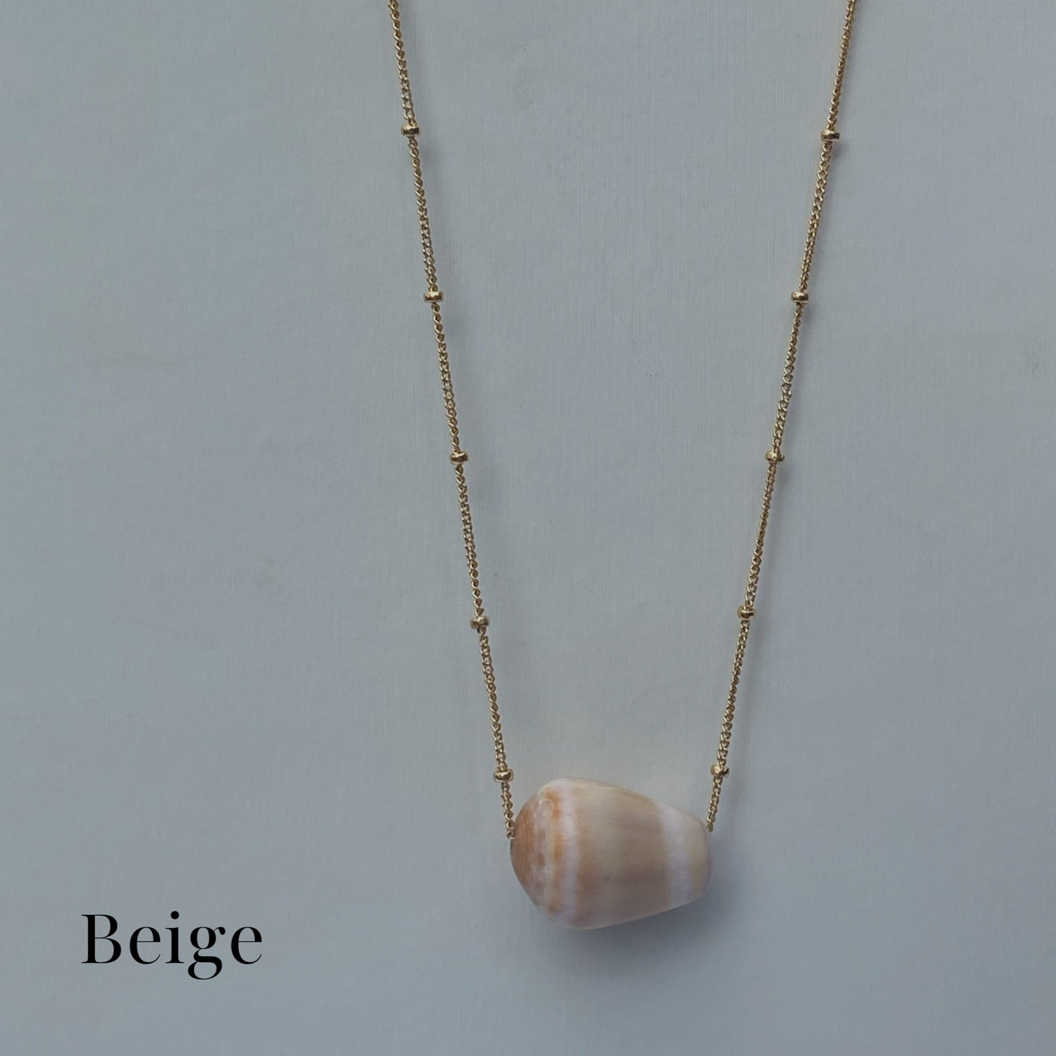 Sliding Cone Shell Necklace - La Perouse Collection