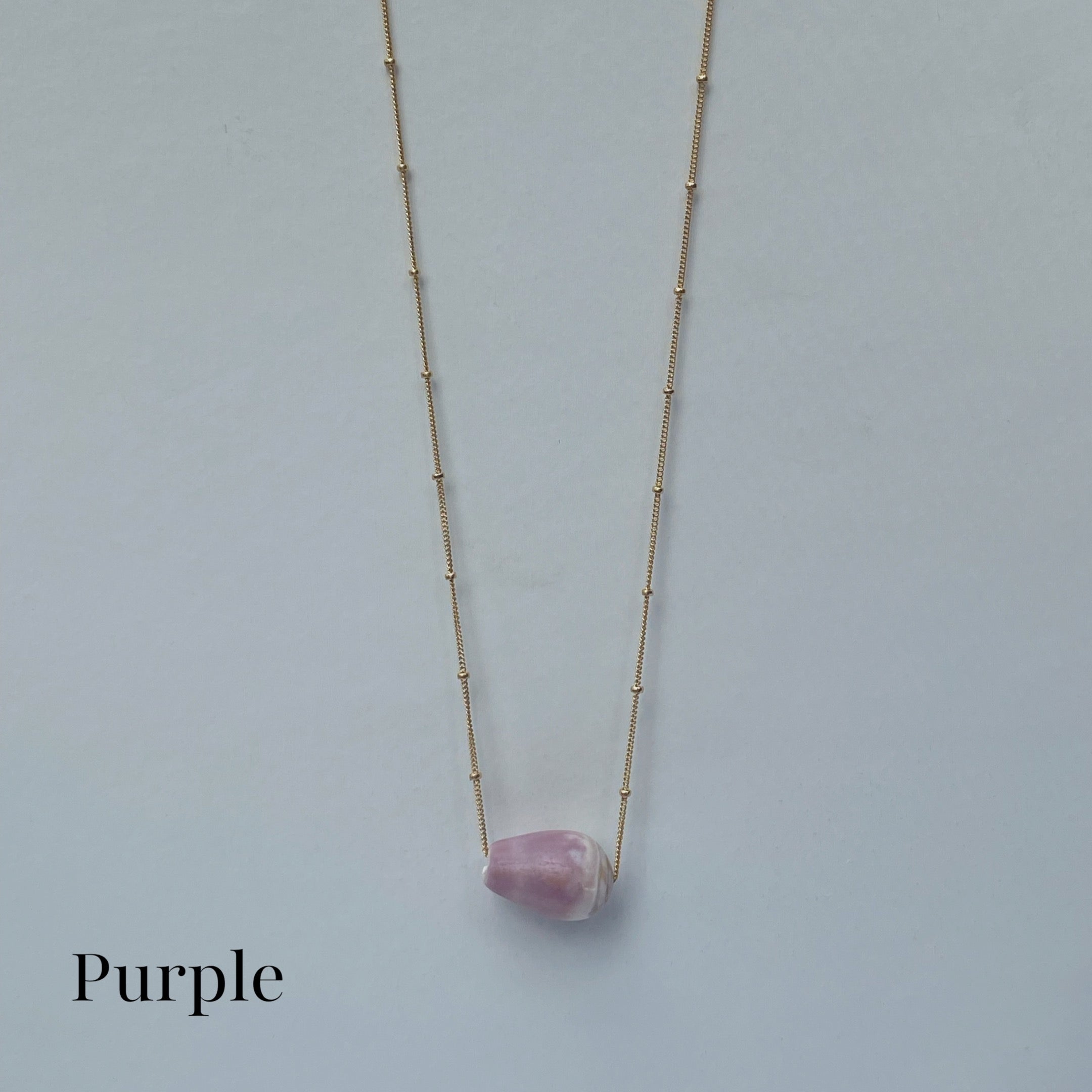 Sliding Cone Shell Necklace - La Perouse Collection