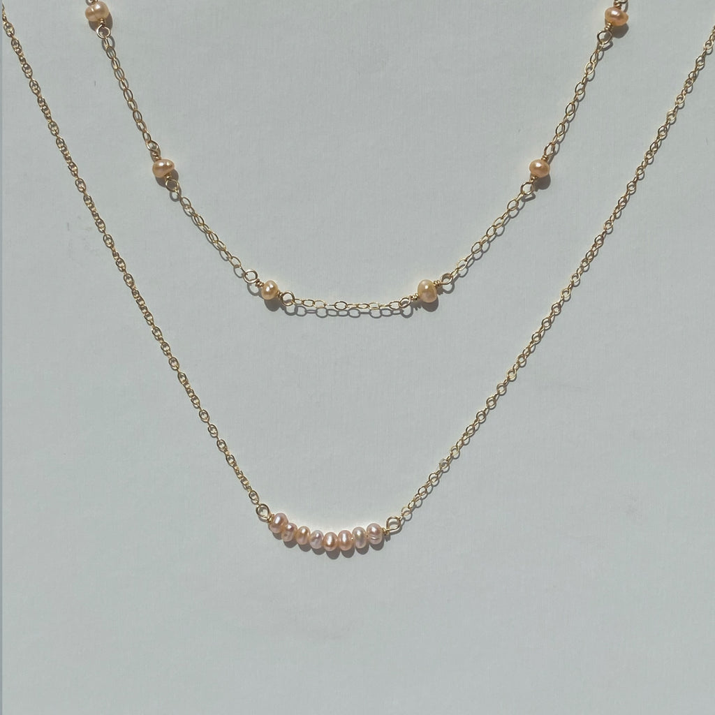 Simple Seed Pearl choker - Adventure Days Collection