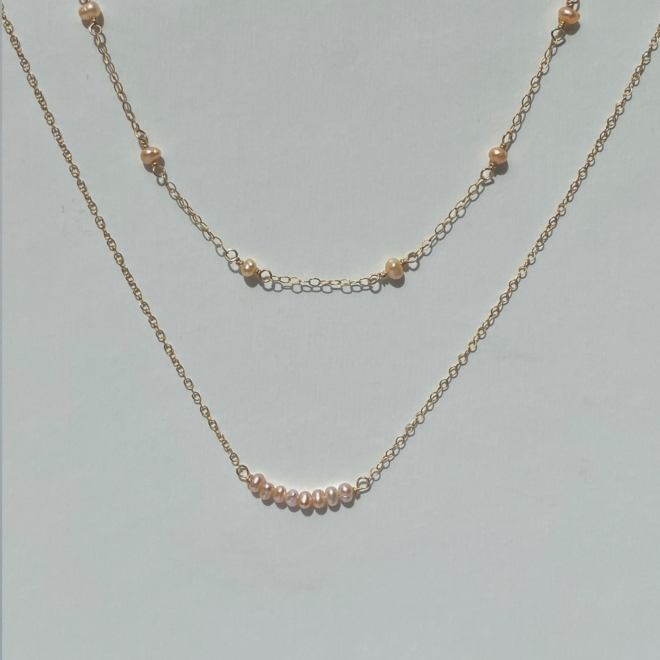 Pink Seed Pearl Choker - Adventure Days Collection