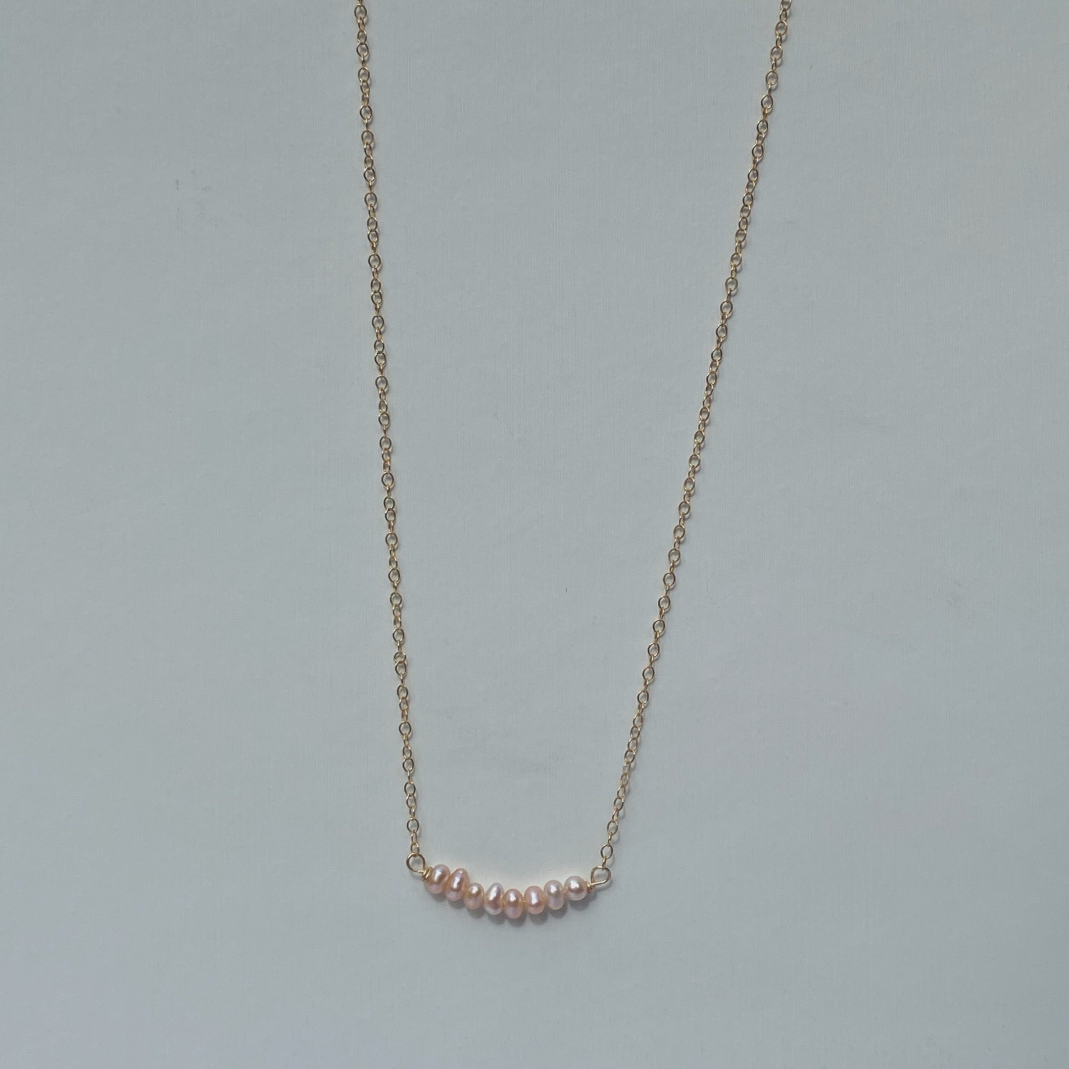 Simple Seed Pearl choker - Adventure Days Collection