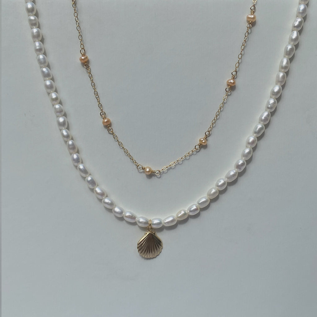 Pink Seed Pearl Choker - Adventure Days Collection