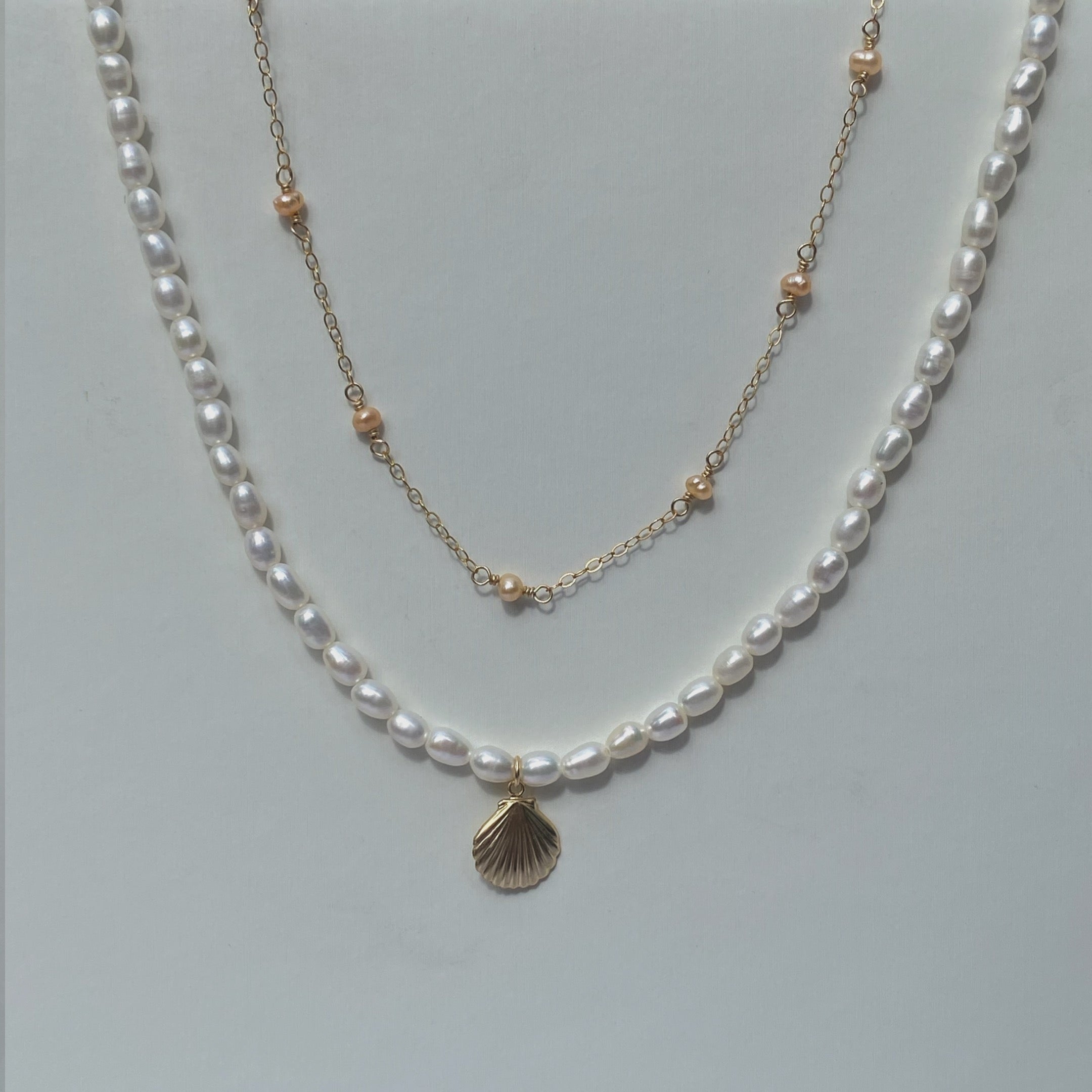 Pink Seed Pearl Choker - Adventure Days Collection