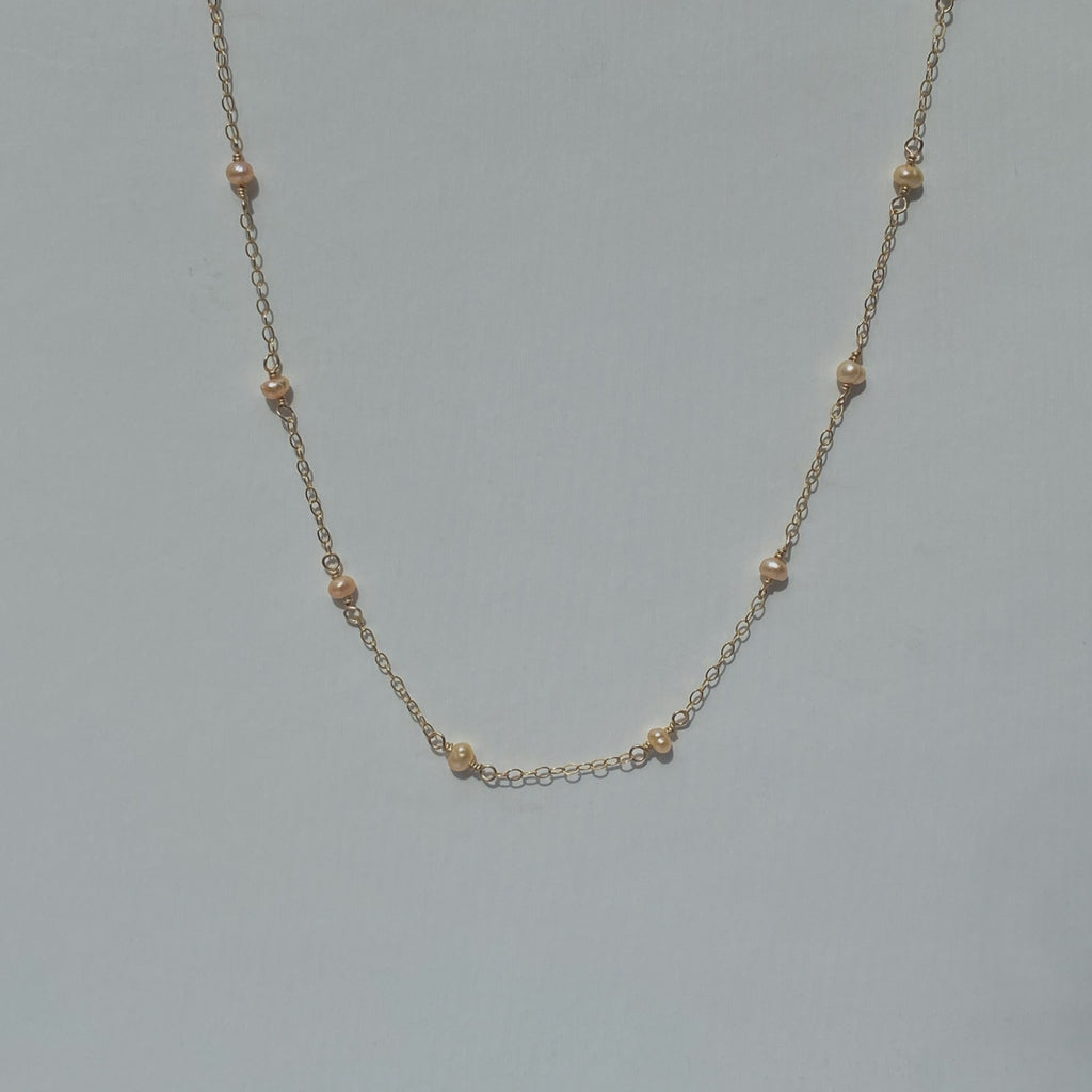 Pink Seed Pearl Choker - Adventure Days Collection