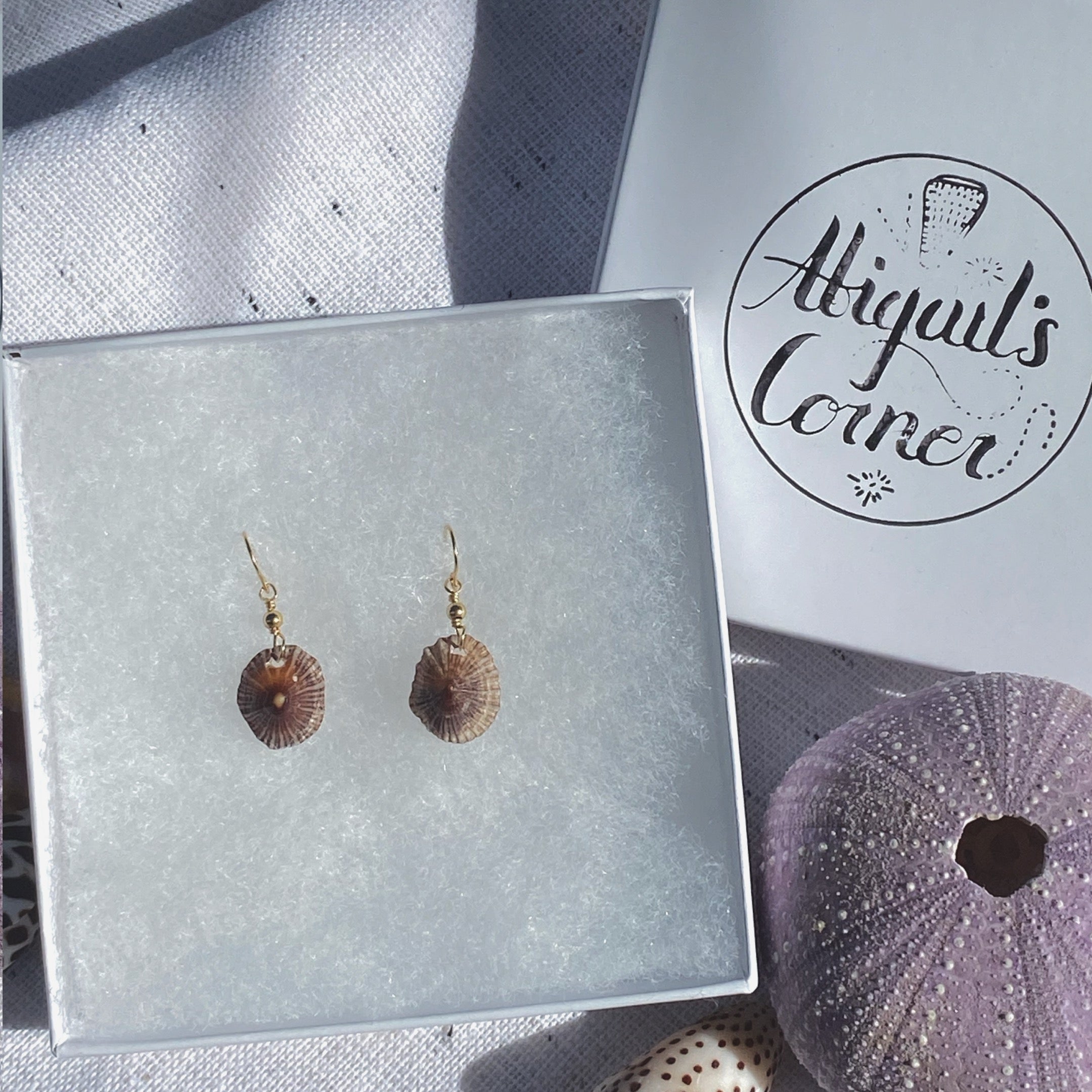 Simple Opihi Earrings - Adventure Days Collection