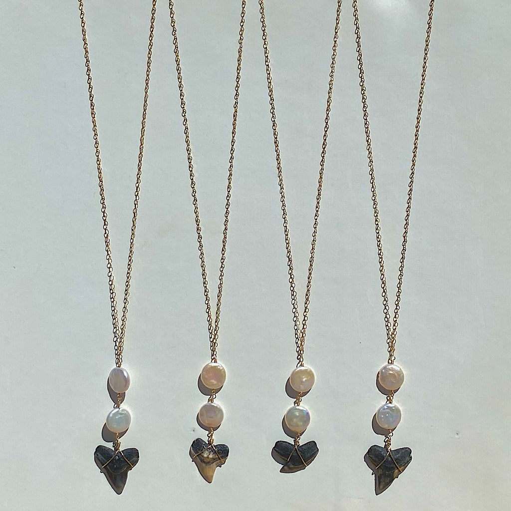 riptide necklace- shark teeth edition