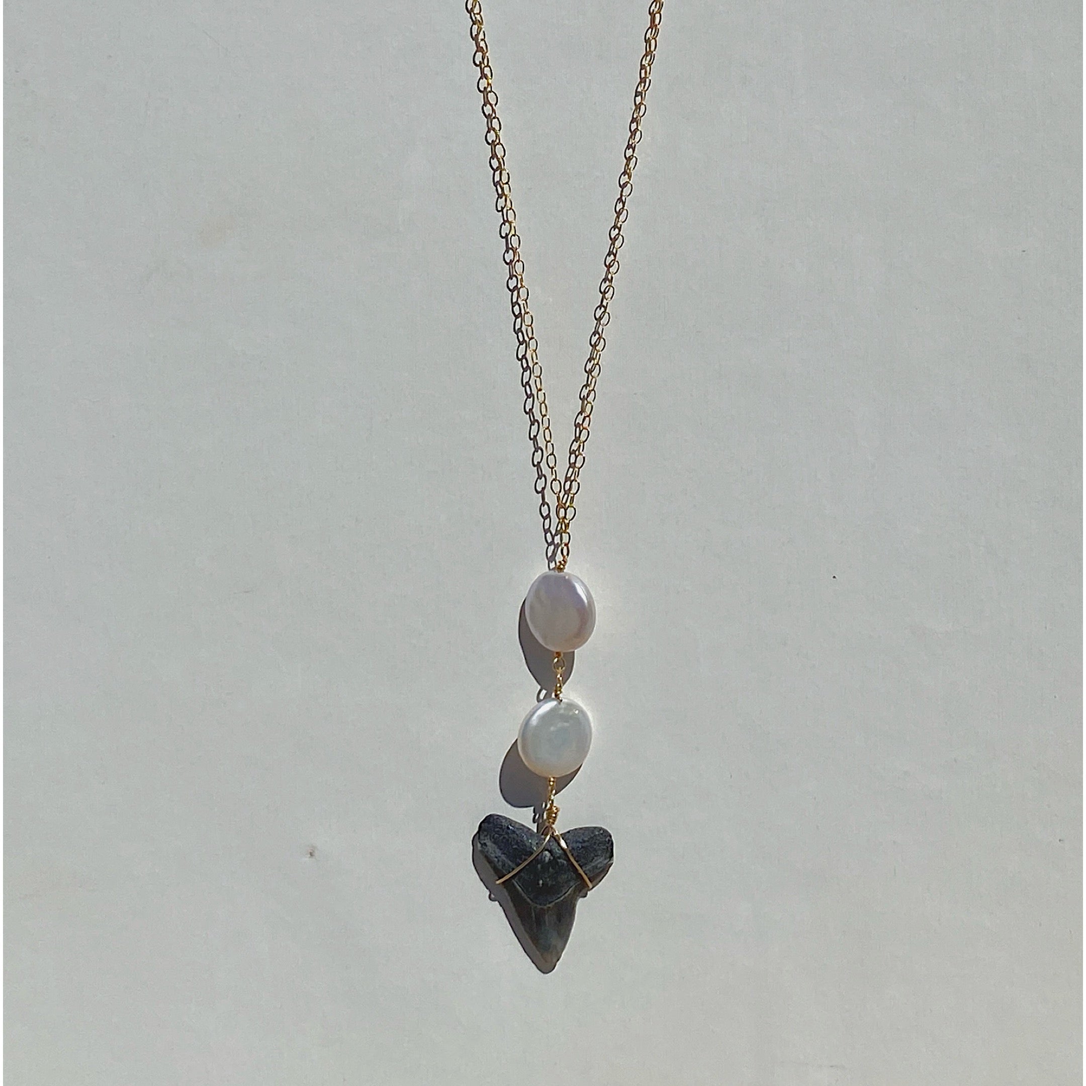 riptide necklace- shark teeth edition