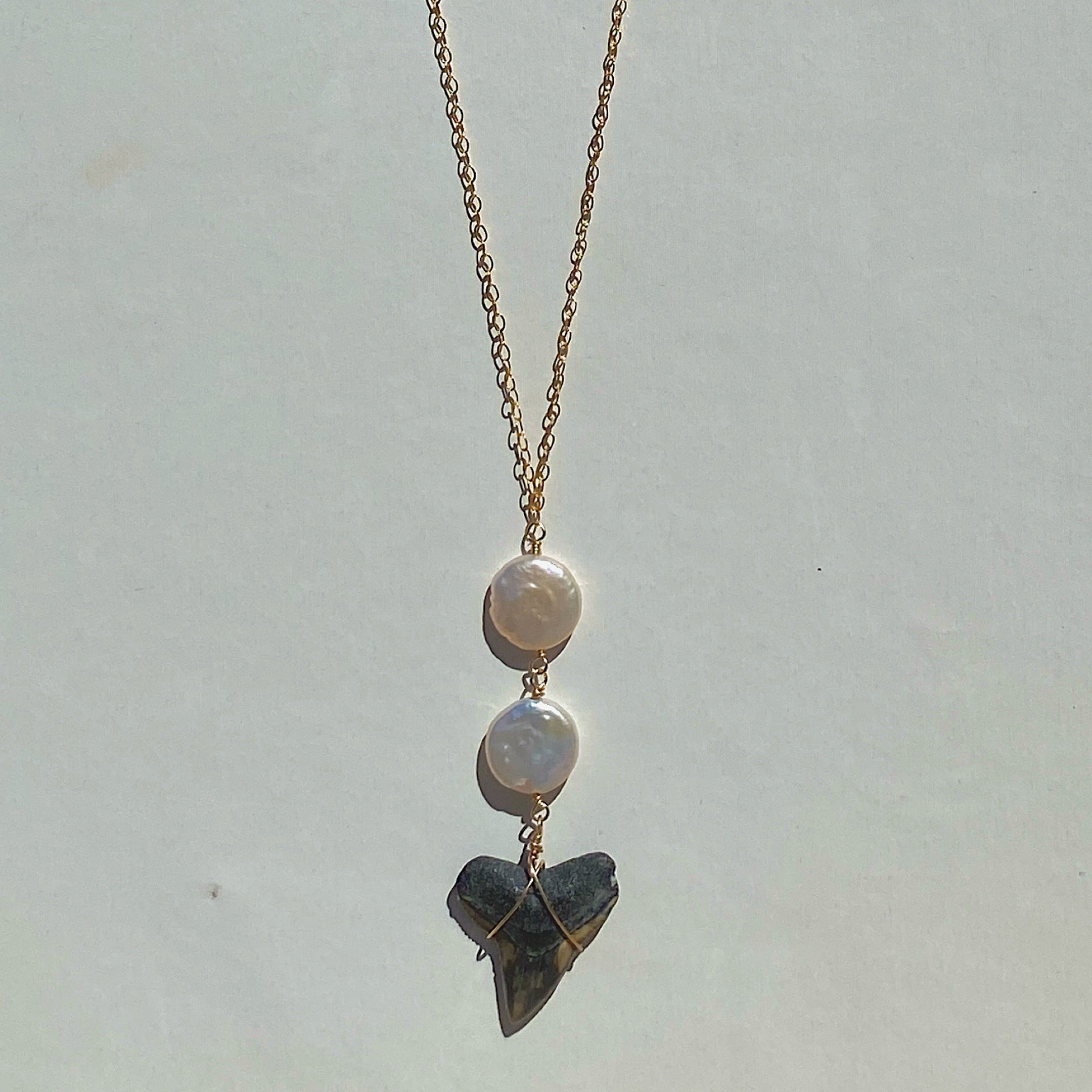 riptide necklace- shark teeth edition