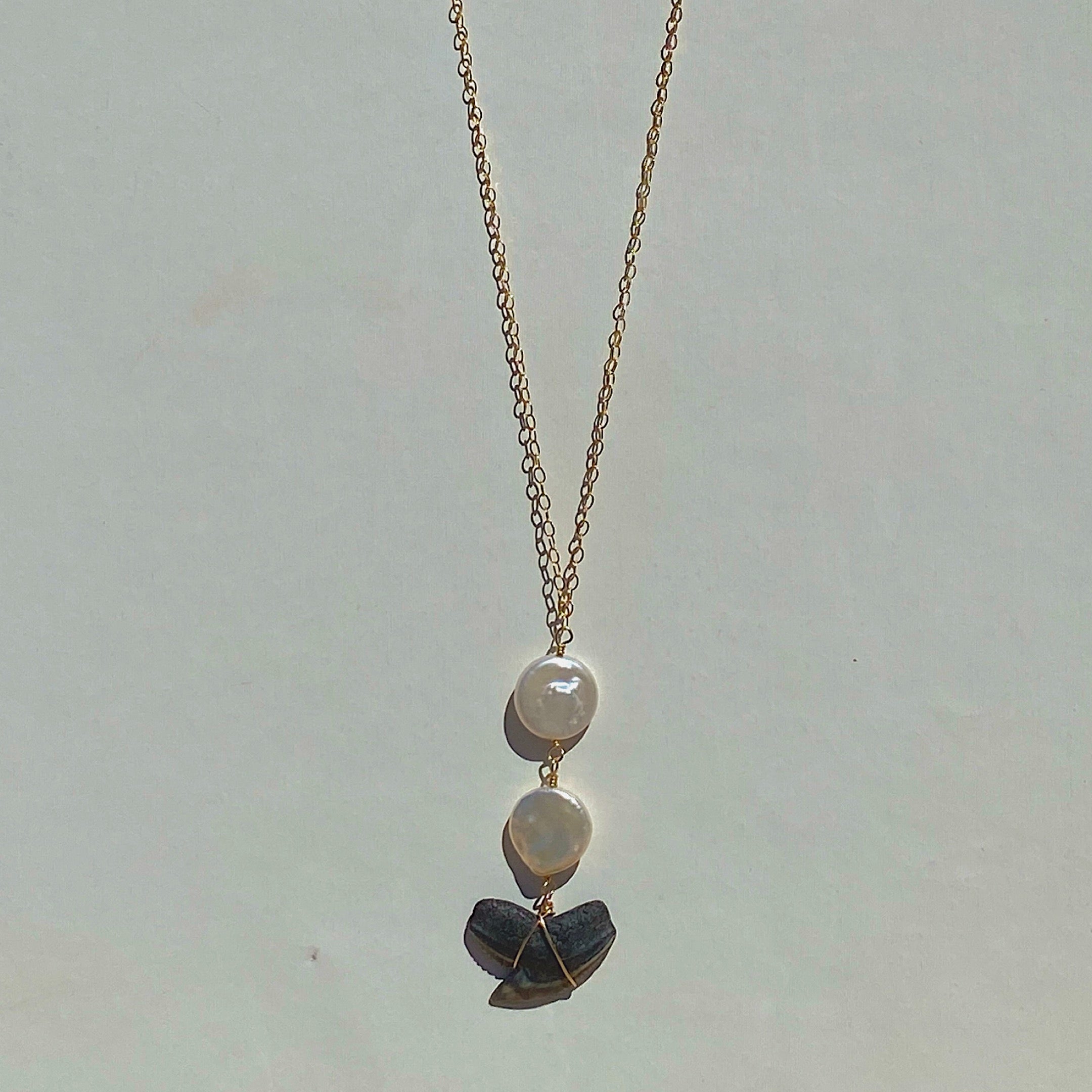riptide necklace- shark teeth edition