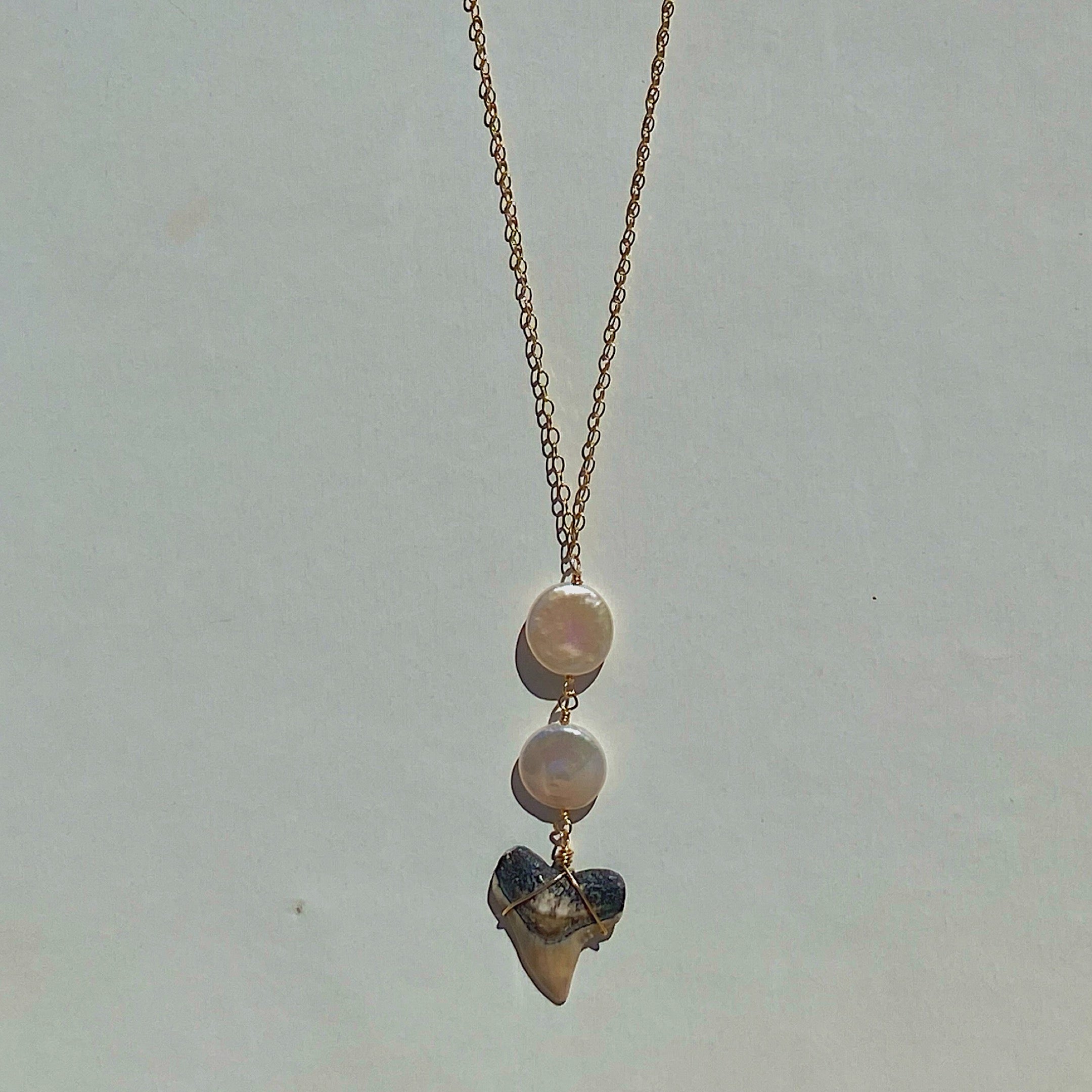 riptide necklace- shark teeth edition