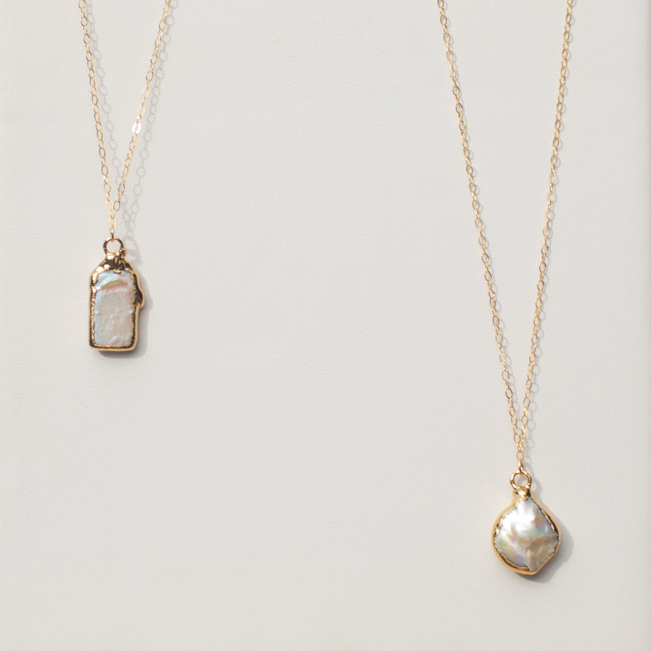 Freshwater Pearl Necklace - chain - Green Dreaming Collection