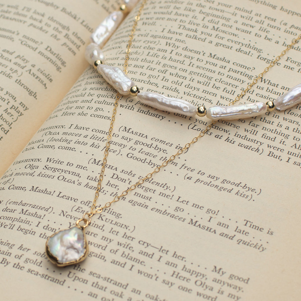 Biwa Pearl Choker - La Perouse Collection